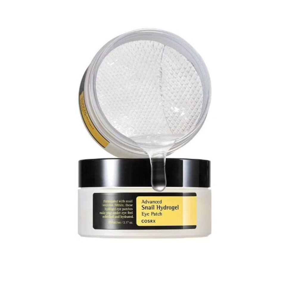 Cosrx, Advanced snail hydrogel, Eye patch clear, 3.17 oz (60 patches) - 1