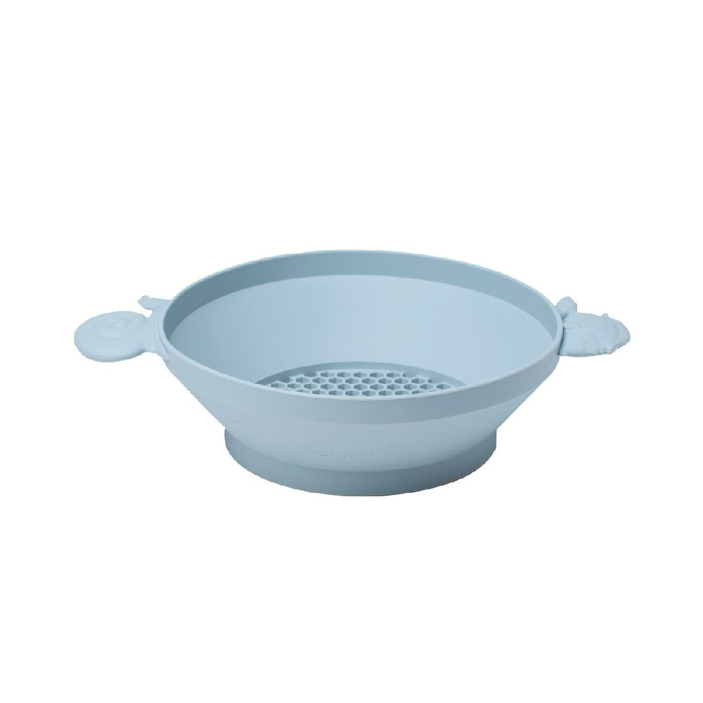 Sieve durable Scrunch with Handles Collapsible and foldable, Made of silicon, Duck Egg Blue - 1