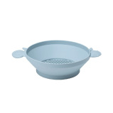Sieve durable Scrunch with Handles Collapsible and foldable, Made of silicon, Duck Egg Blue - 1 miniature
