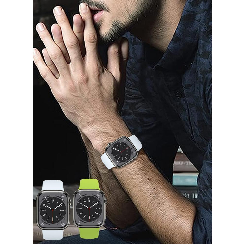 Сменный ремешок для Apple Watch 49/45/44/42 мм Серии Ultra 2/Ultra/9/8/7/6/5/4/SE 3 шт - 4