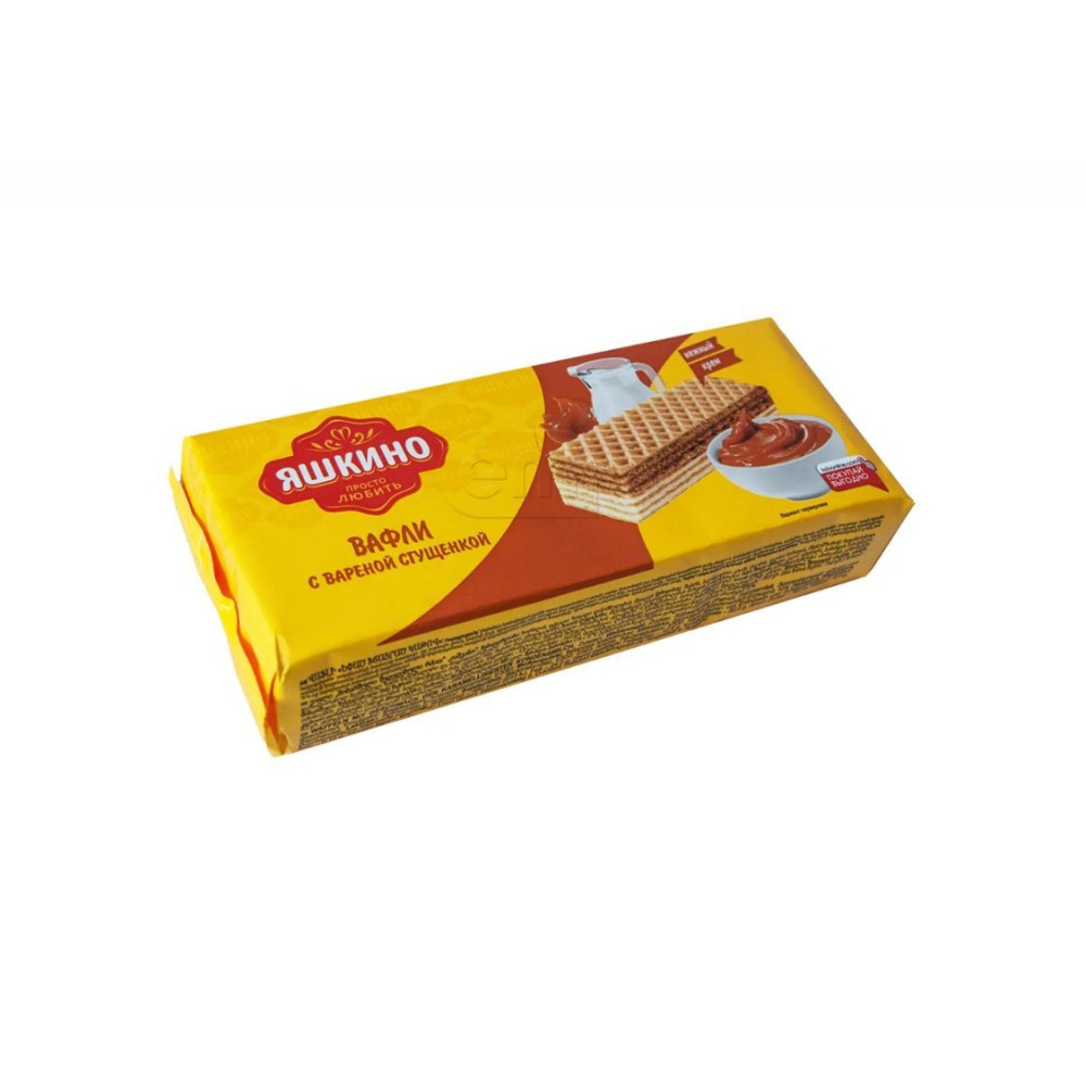 Wafers with boiled condensed milk from YASHKINO 200g - 1