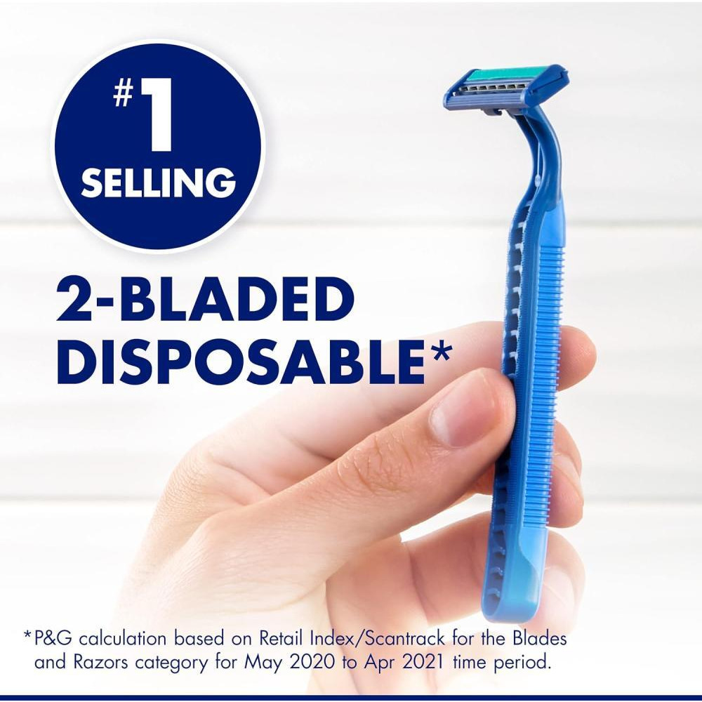 Gillette Blue Ii PlUS Mens Disposable Razors, 14 Count - 3