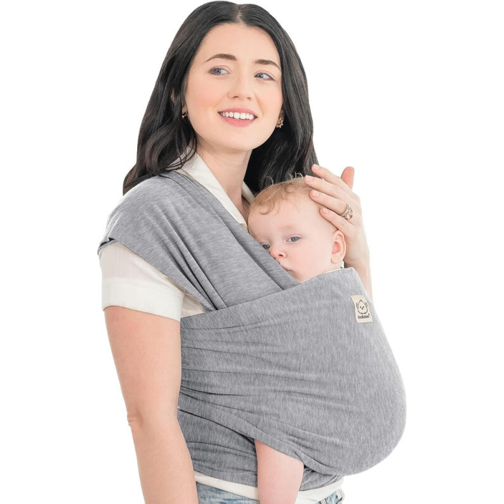 KeaBabies Original Wrap Carrier(grey) - 4