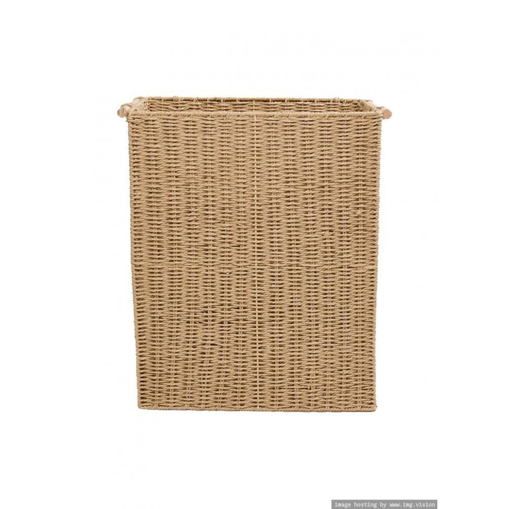 Homesmiths Small Laundry Hamper with Handle 40 x 30 x 52 cm “ Brown - 5