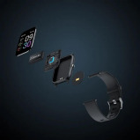 Smart Watch for Men Women 1.69-inch Mega Screen 100 Sports Modes,100+ Watch Faces Heart Rate, Blood Oxygen and Blood Pressure Life Waterproof Level (P - 5 miniature