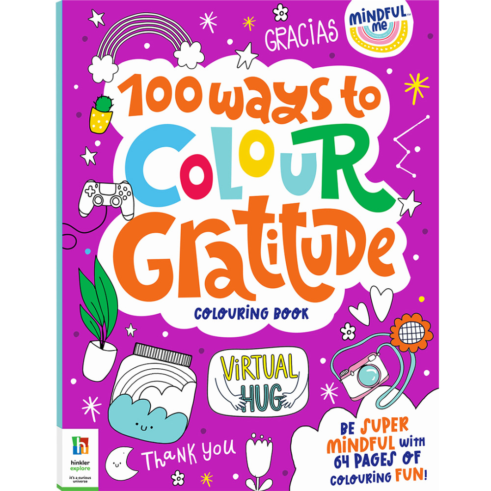 Hinkler Mindful Me 100 Ways to Color Gratitude - 1
