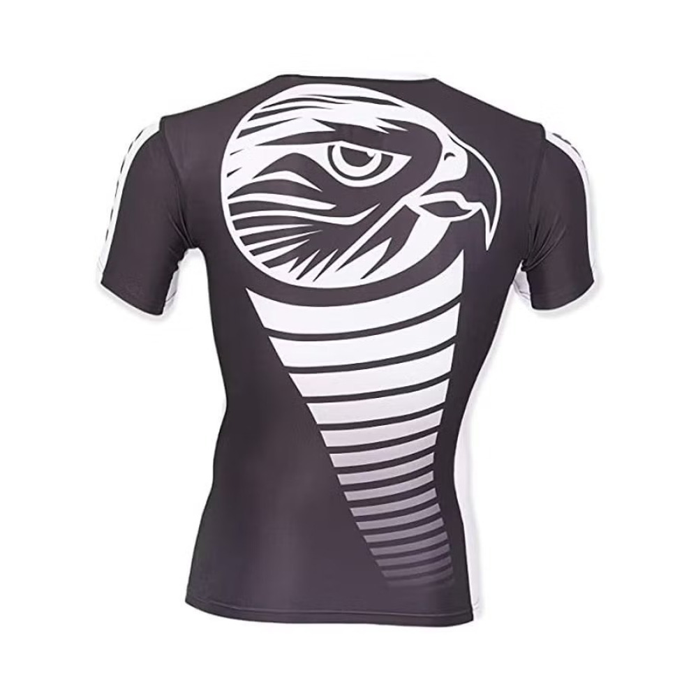 Рашгард Uaejj JIU Jitsu С Коротким Рукавом для МУЖЧИН, РАЗМЕР XS - 2