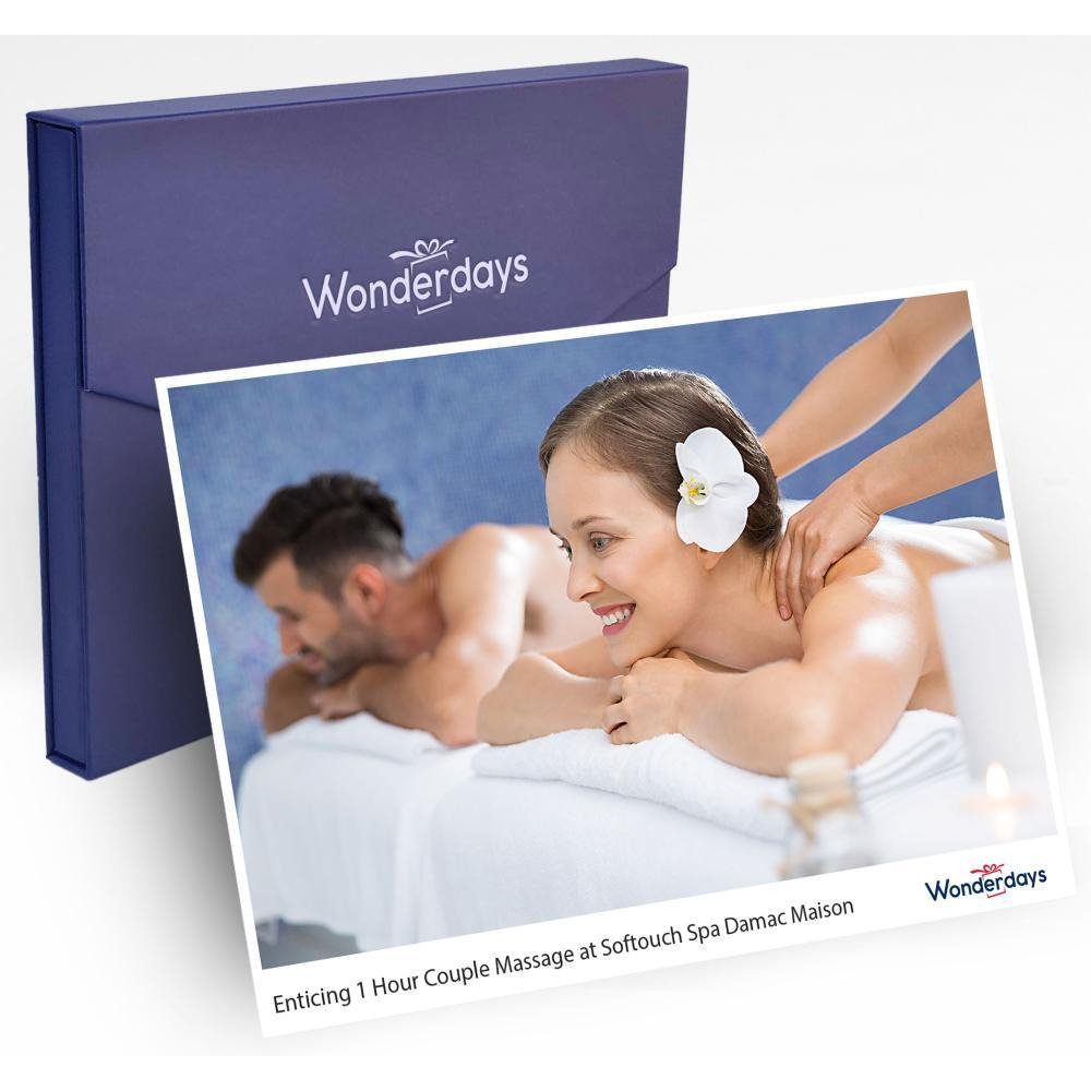 Wonderdays Premium Gift Box - Enticing 1 Hour Couple Massage at Softouch Spa Damac Maison - Unique gift for christmas, birthdays and any other occasio - 1
