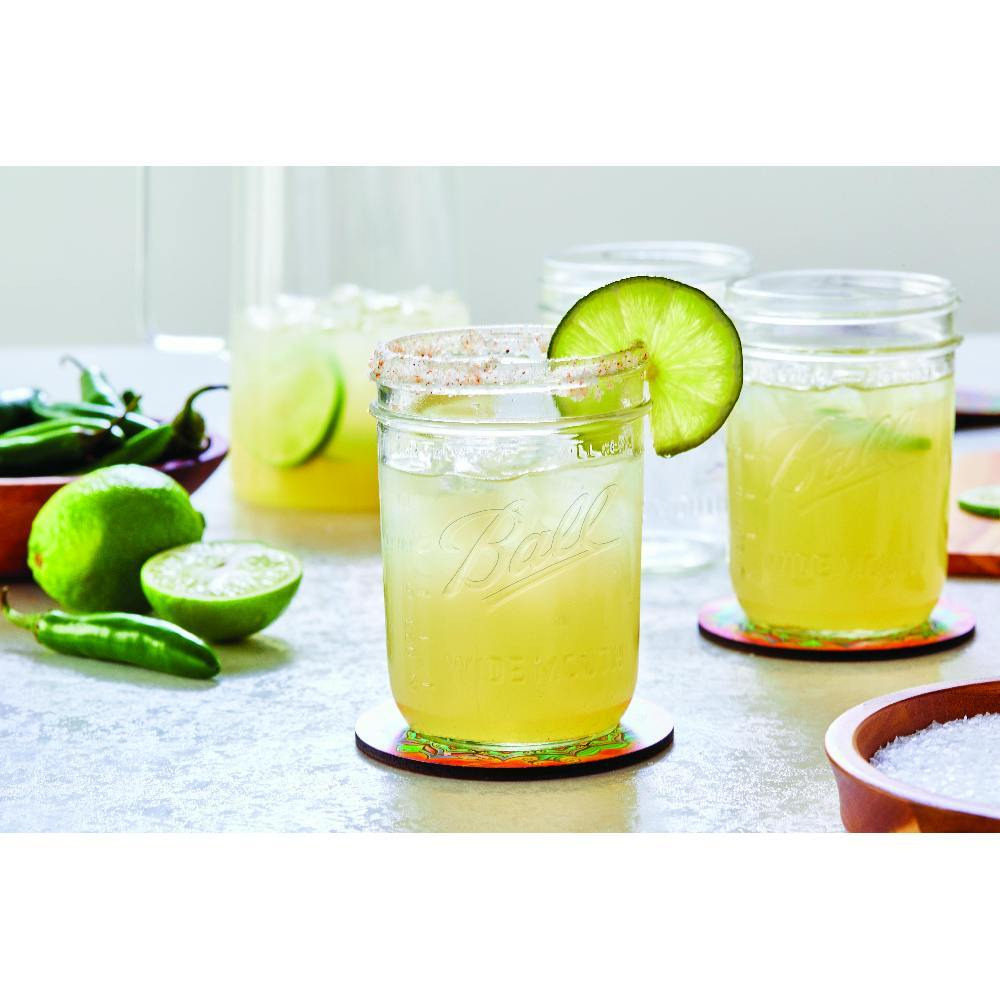 Mason Jar with Lids Wide Mouth Glass Jar, Great to preserve fresh Recipes, Set of 12, 16 Oz, Reusable Jars is BPA Free and Freezer safe. - 3