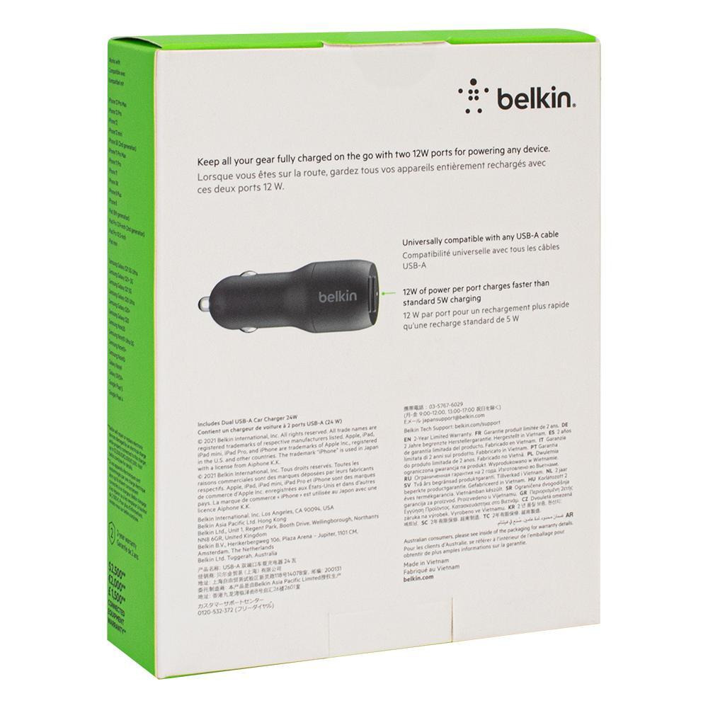 Belkin / Car charger, Dual USB, 24 W + cable, Lightning - 7