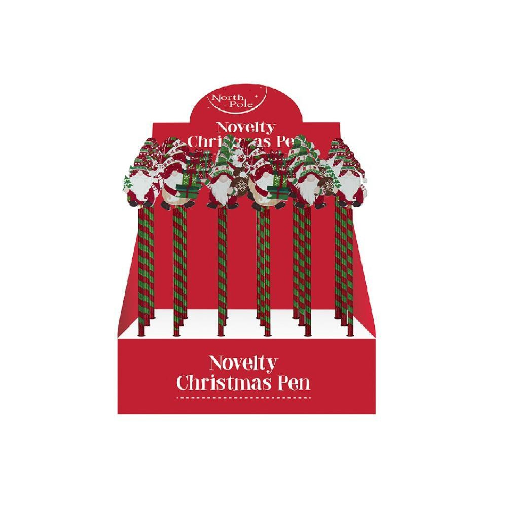 أقلام North Pole Novlety Xmas Gonk متنوعة، قطعة واحدة - 1