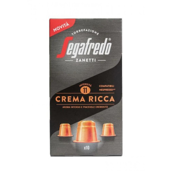 Segafredo Crema Ricca Coffee Capsules 51g