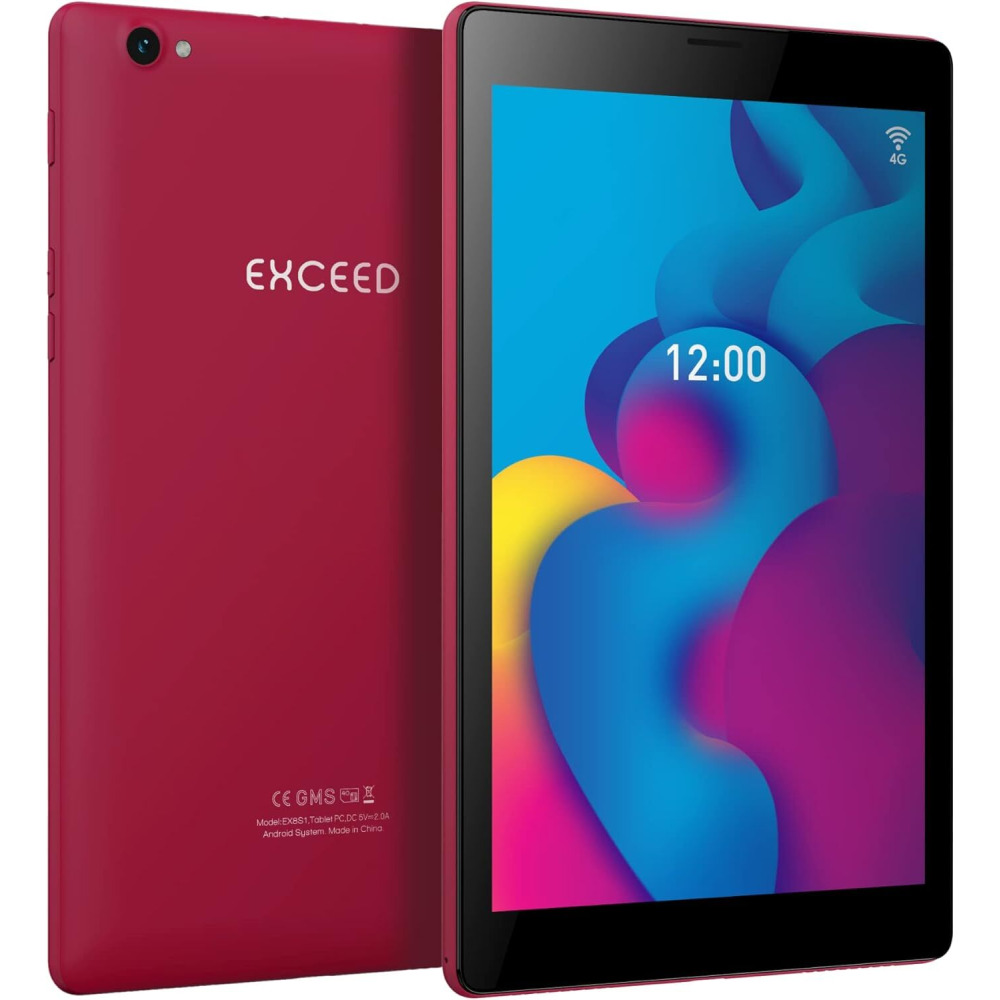 EXCEED 8 Inch Android Tablet, Pink - 1