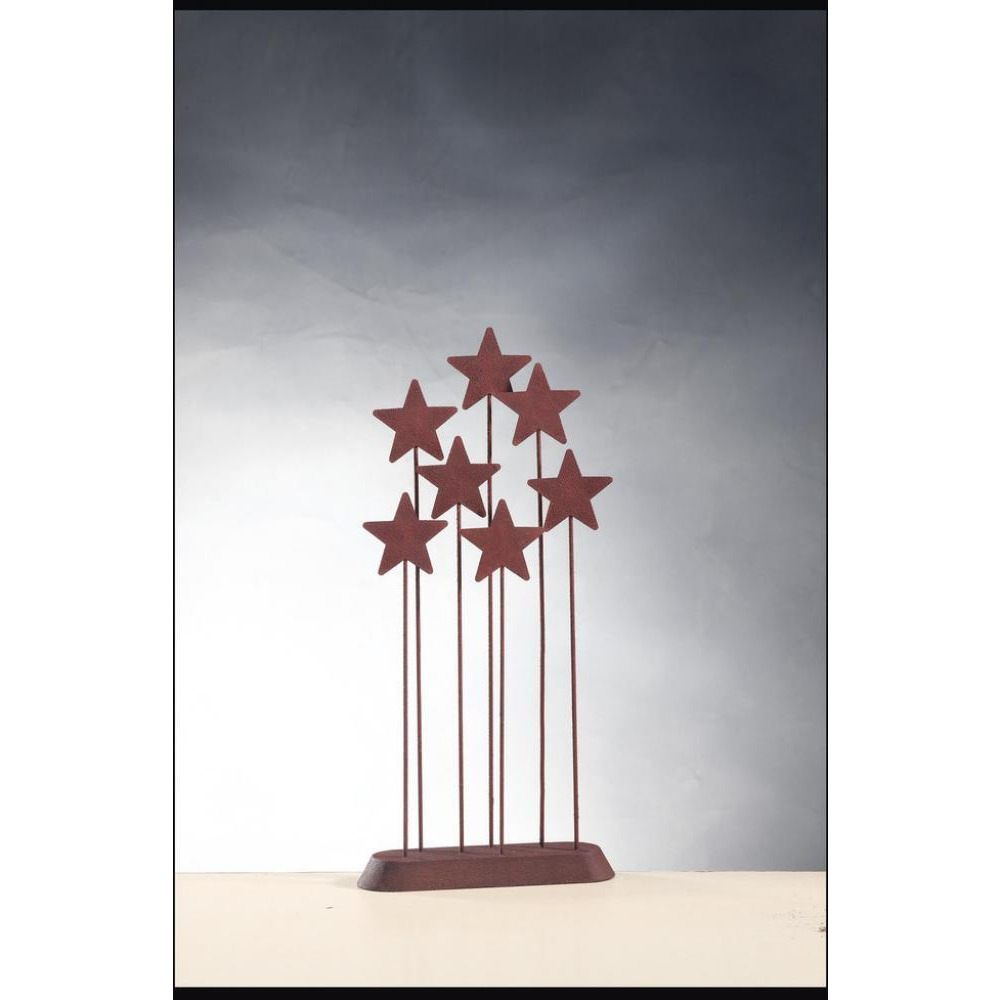 تمثال معدني على شكل نجمة خلفية - 1