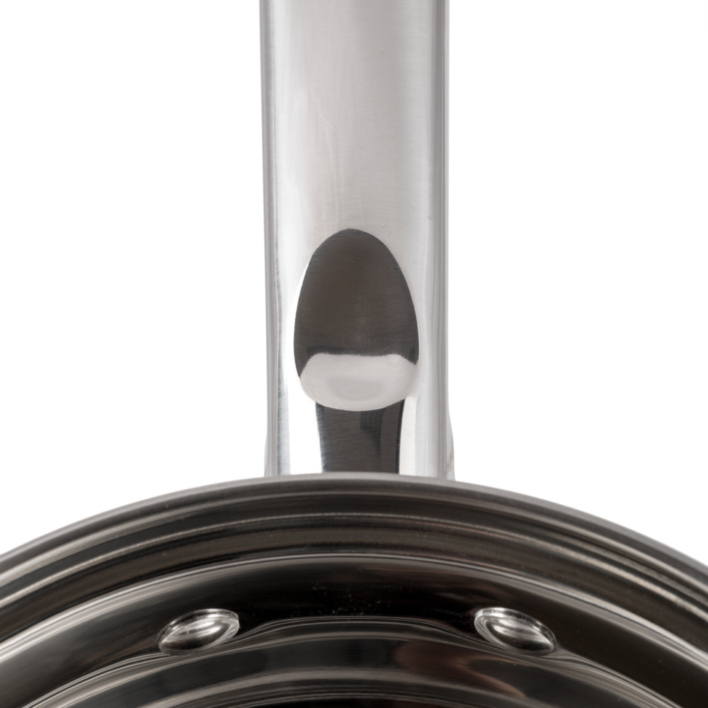 FISSMAN Saucepan with Glass Lid 16x10.5cm / 2.1L, Stainless Steel 18/10 INOX30 Sauce pan Felina Series - 5