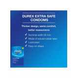 Durex / Condoms, Extra Safe, 20 pcs - 4 miniature