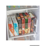 iDesign Large Divided Freezer Bin Clear - 5 miniature