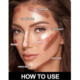 Mousse Liquid Blush For Cheeks Cream Face Blusher Stick with Sponge Palette Bronzer Highlighter Shape Moisturizing And Breathable Matte Finish H2 - 2 miniature