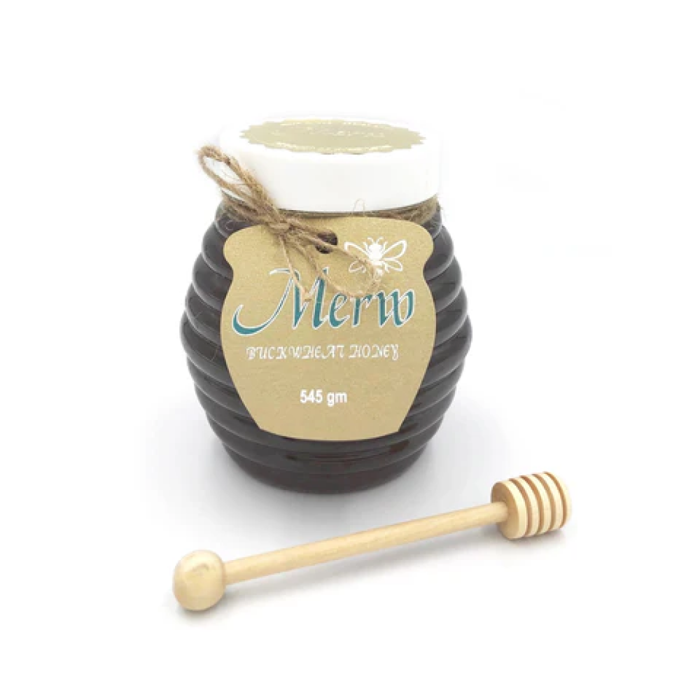 Merw Honey Organic Buckwheat Honey 500g (17.6 oz) - 1