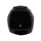 Vega Edge ISI Certified Full Face Gloss Finish Helmet for Men and Women with Clear Visor (Black, Size: L) - 2 miniature