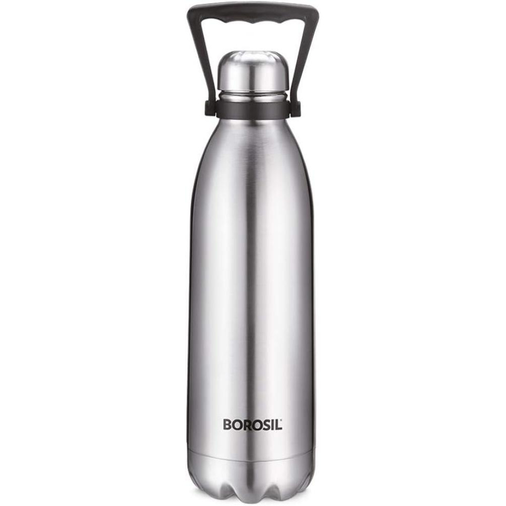 Borosil Vacuum Insulated Flask Water Bottle, 1.8 L - 1