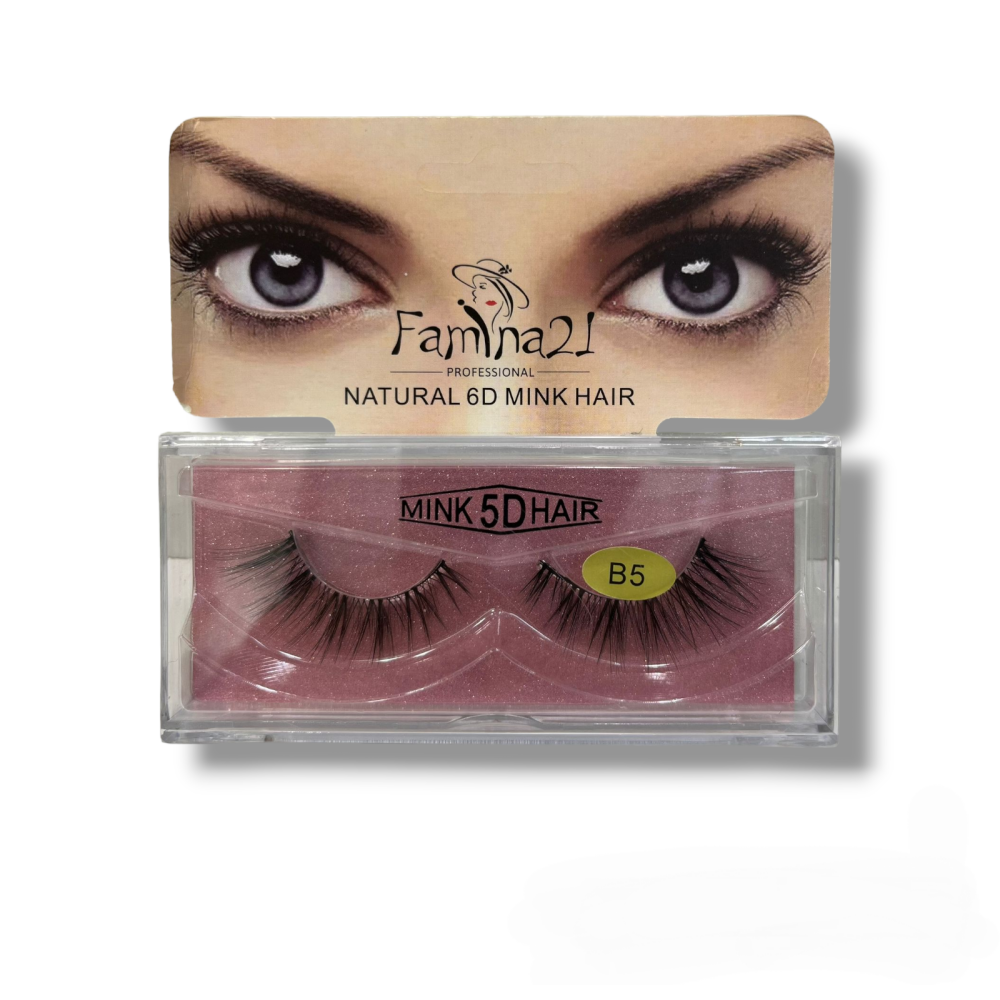 Famina21 Natural 6D\/5D Mink Hair Eyelahes (B) (B5) - 1