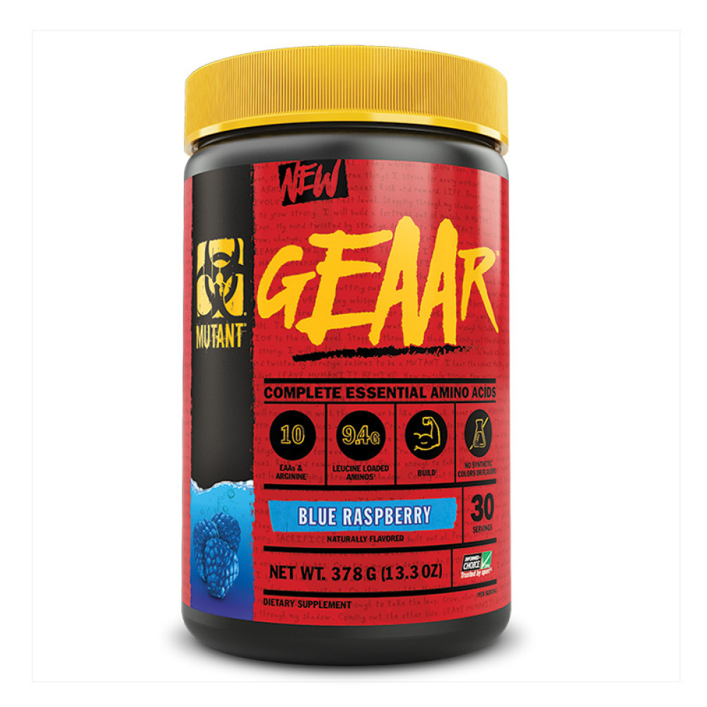 Mutant, Geaar EAA, Blue Raspberry, 400g, 30 Servings - 1