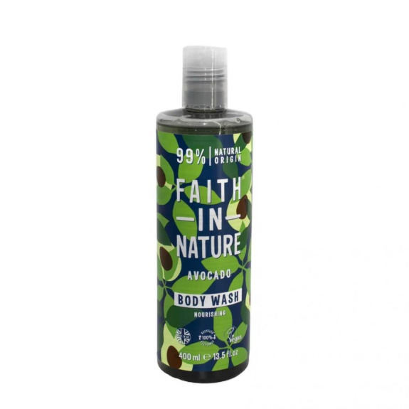 Faith in Nature / غسول الجسم ، الأفوكادو ، 400 مل