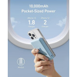 Anker, Magnet power bank 633 MagGo, 10000mAh, Blue - 2 miniature