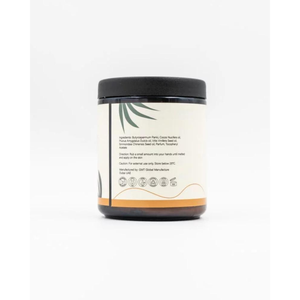 Apothélla All-Natural Shea Body Butter - 225 g - Mandarin \& Basil - 2