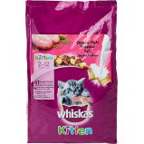 Whiskas / Cat food , Ocean fish flavour , Junior 2-12 months , 2.4 lbs (1.1kg) - 1 miniature