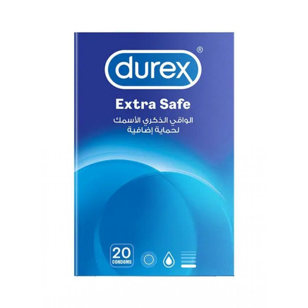Durex / Condoms, Extra Safe, 20 pcs - 2