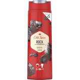 Old Spice Shower Gel + Shampoo, Rock, 2 in 1, 400ml - 1 miniature