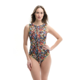 ملابس سباحة قطعة واحدة بدون أكمام فن الشارع (L) - 1 miniature