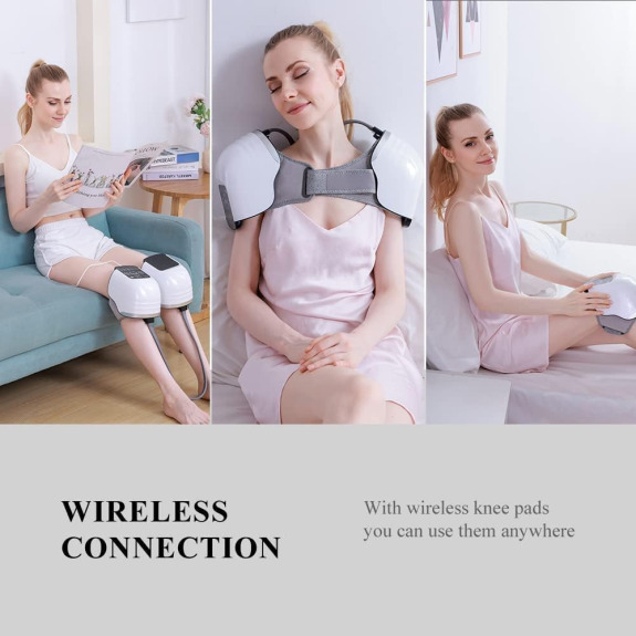 Buy Knee Massager with Heat, Heated Knee Brace Wrap with Massage, Vibration  Knee Massager with Heating Pad for Knee, Leg Massager in Dubai, UAE | WEE  (00089994)