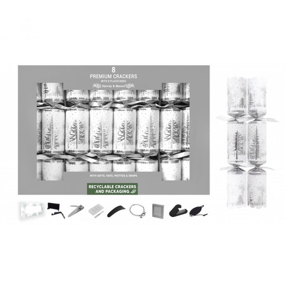 RSW 8 Premium Silver Tree 12.5 inch Crackers - 1