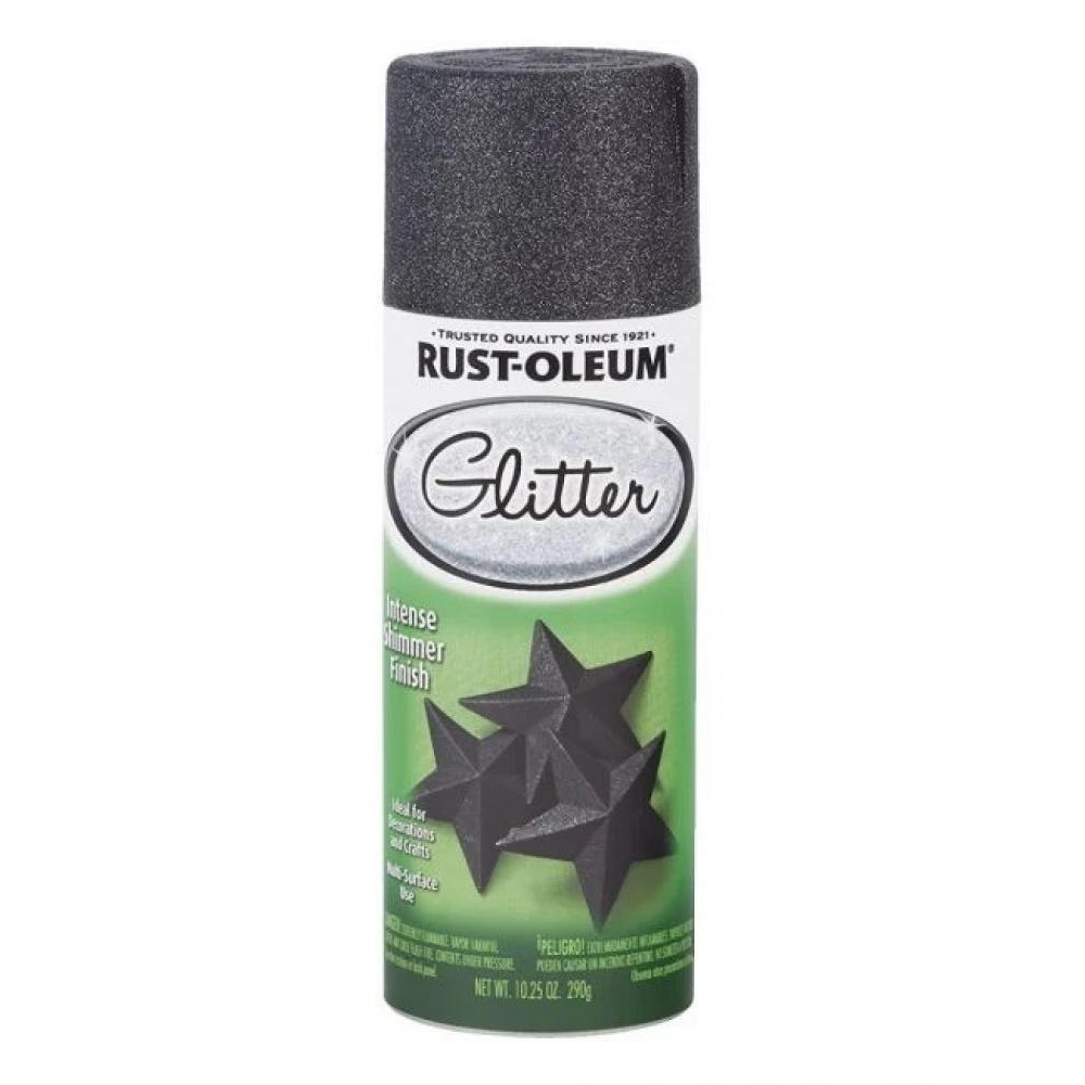 Rust-Oleum 10.25 Oz. Black Glitter Spray - 1