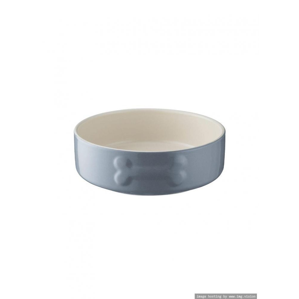 Mason Cash color Mix 15cm Grey Dog Bowl - 1