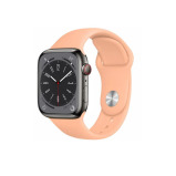 Perfii Solid Silicone Replacement Band for Apple Watch 49, 45, 44, 42 mm Series Ultra 8/7/6/5/4 SE - 2 miniature