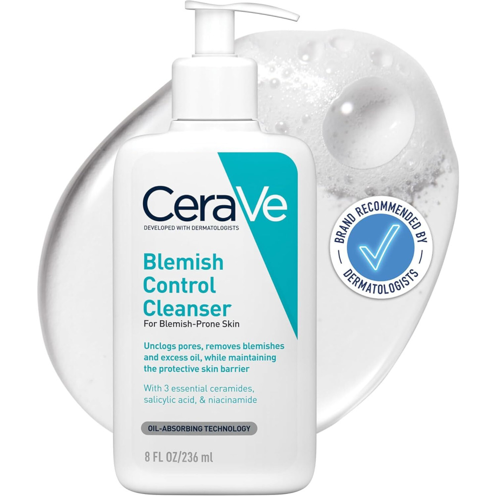Cerave Очищающее Средство Для Лица Blemish Control Для Кожи, склонной к высыпаниям, 236 мл - 1