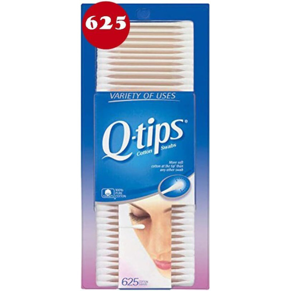 مسحات قطنية من كيو تيبس، عدد 625