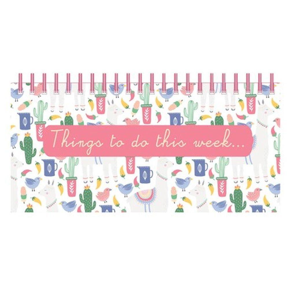 Landscape Weekly Planner - Llama Adventures - 1
