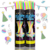 Swipply / Glow sticks, Party supplies set of 200 stick, 8 colors - 1 miniature