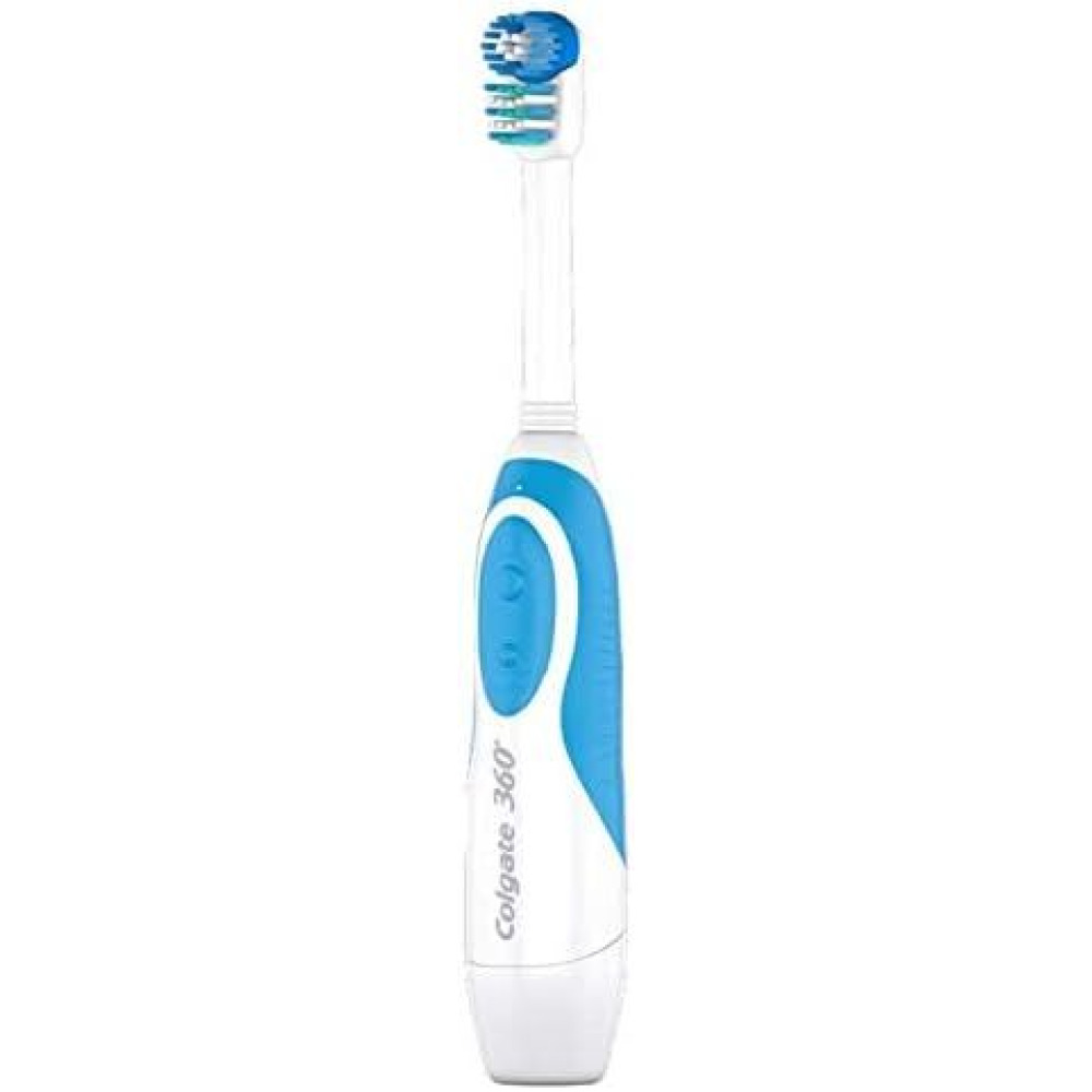 ElectricToothbrush Colgate 360 Whole Mouth Clean, Medium, Battery, assorted colors - 4