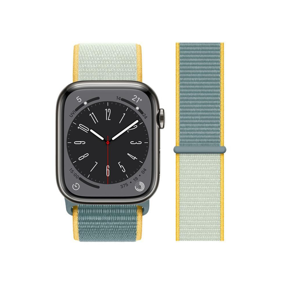 سوار استبدال حلقة من النايلون لـ Apple Watch 49/45/44 / 42MM Series Ultra / 8/7/6 / SE / 5/4/3 - 2