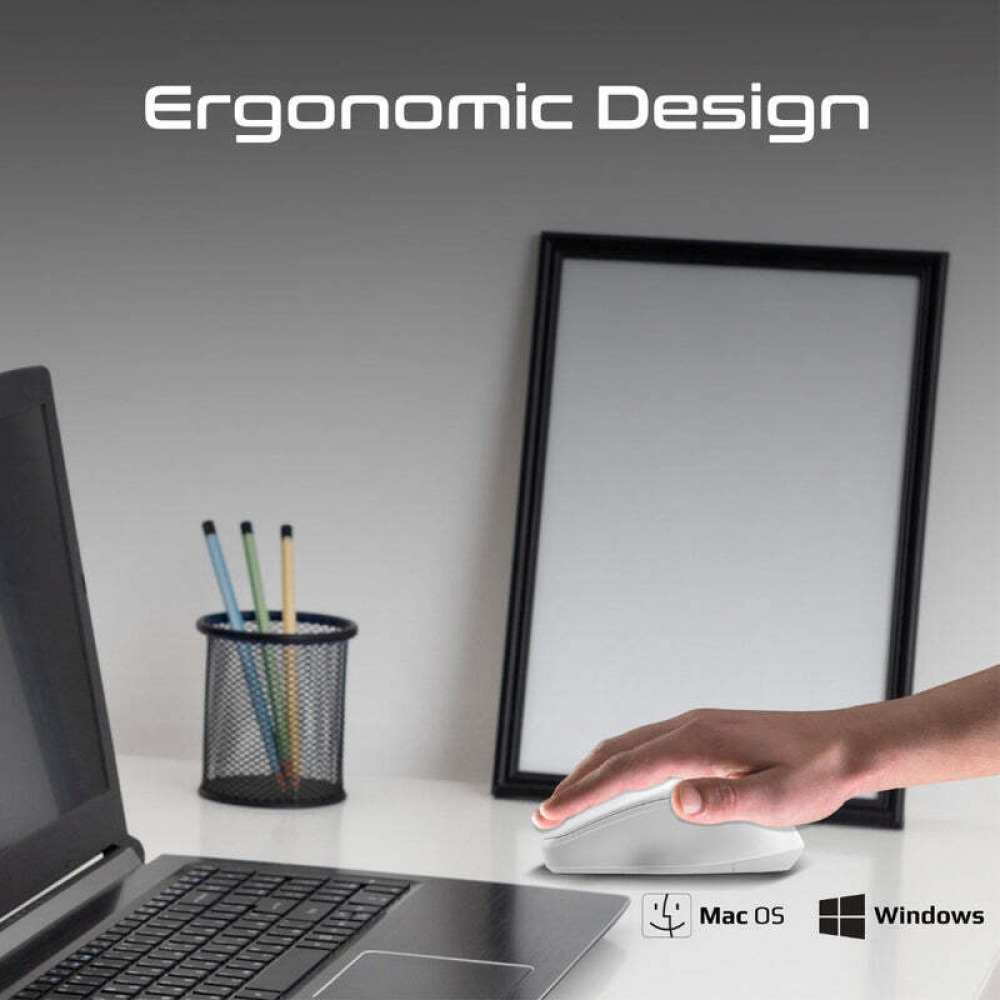 Эргономичная Беспроводная МЫШЬ Promate Uniglide Ezgrip™ - 6