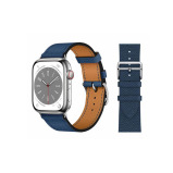 Perfii Genuine Leather Replacement Band For Apple Watch 49/45/44/42mm Series Ultra/8/7/6/5/4/SE - 1 miniature
