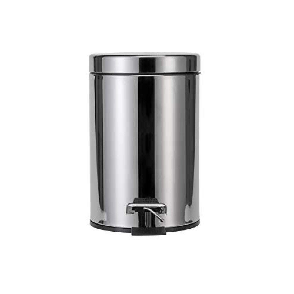 سلة كرويدكس بدواسة كروم سعة 3 لتر مع إغلاق ناعم - 1