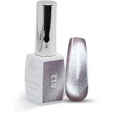 طلاء جل عيون القطة 3D Snow White من Global Fashion Professional 8ML - أظافر لامعة تدوم طويلاً، (012، 8 مل) - 1 miniature