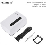Fullmosa / Band, Compatible with Apple Watch, With case, Stainless steel - 7 miniature